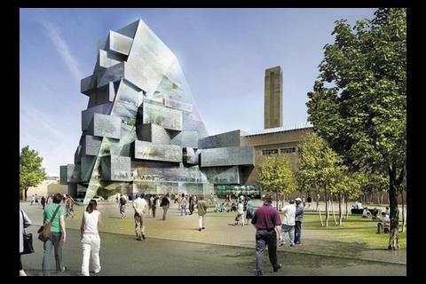 Herzog & de Meuron's design for Tate Modern extension